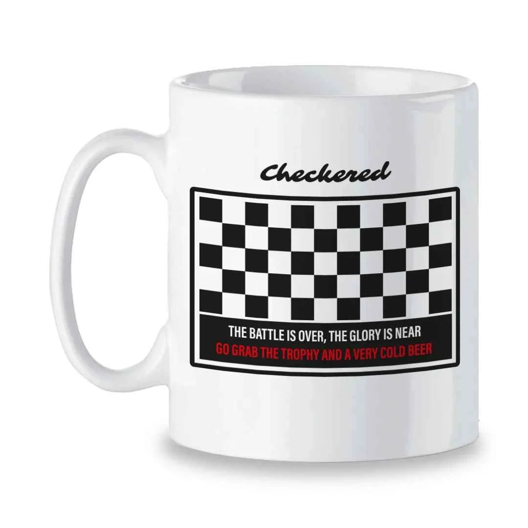 Mugs Checkered Race Flag