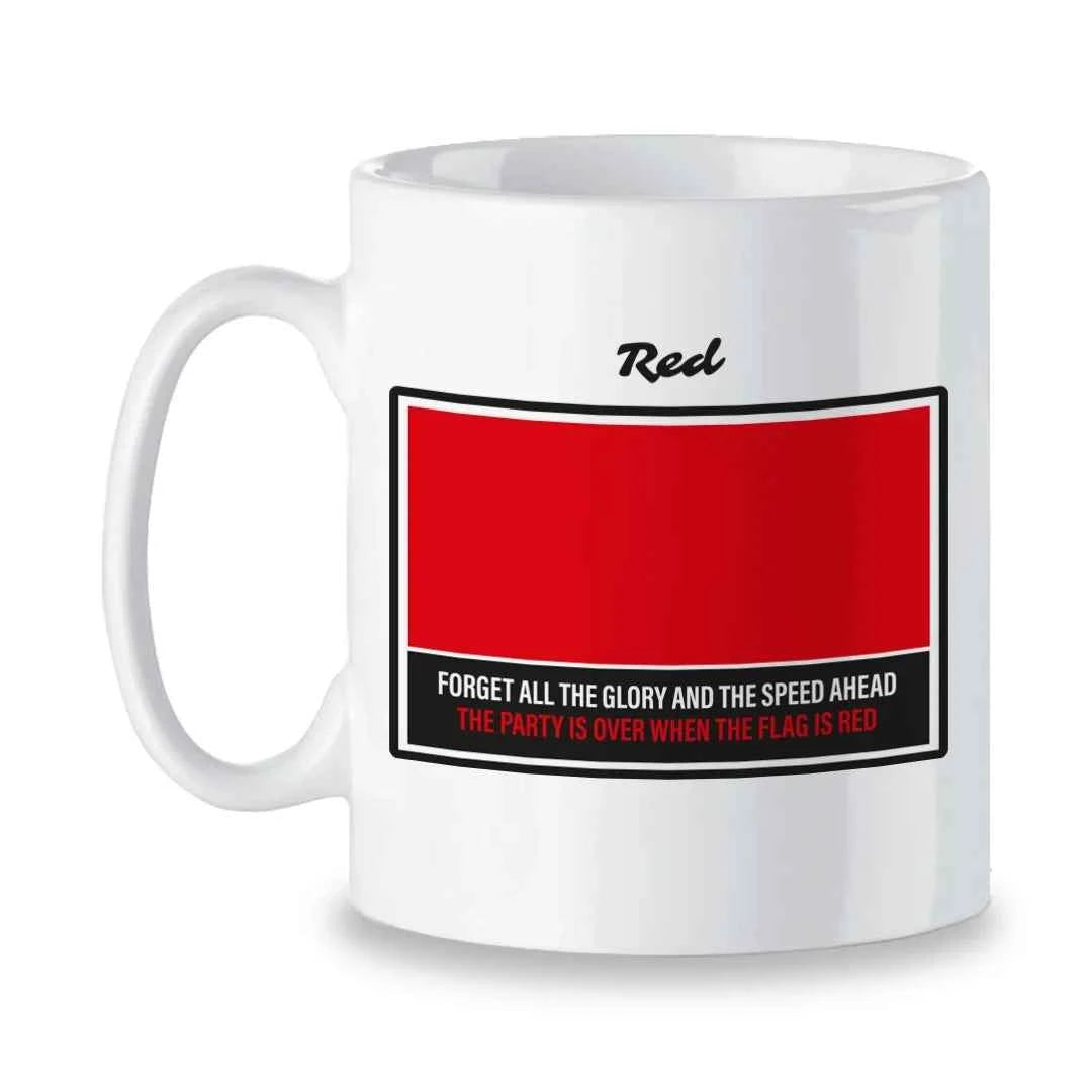 Mugs Red Race Flag