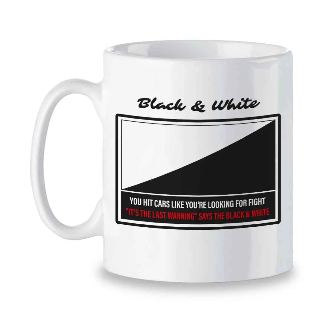 Mugs Black & White Race Flag